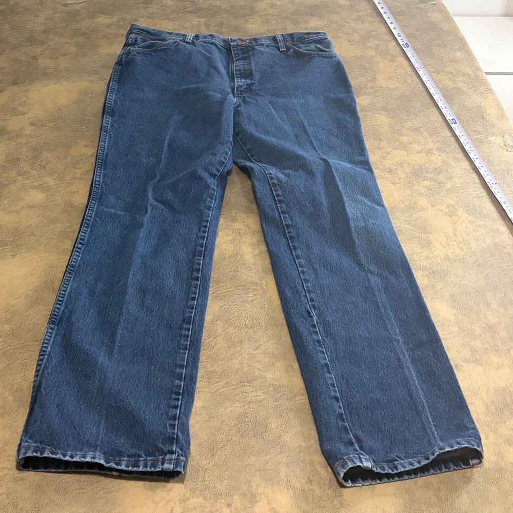 Wrangler Jeans Mens 38x34 Blue 936DSD Slim Fit Cowboy Cut Denim‎ Pants